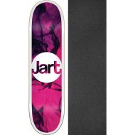 Warehouse Skateboards Jart Skateboards Tie Dye Skateboard Deck - 7.87 x 31.6 with Black Magic Black Griptape - Bundle of 2 Items