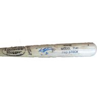 Authentic_Memorabilia Roland Guzman Autographed Game Used Louisville Slugger Bat W/PROOF, Picture of Roland Signing For Us, Texas Rangers, Top Prospect