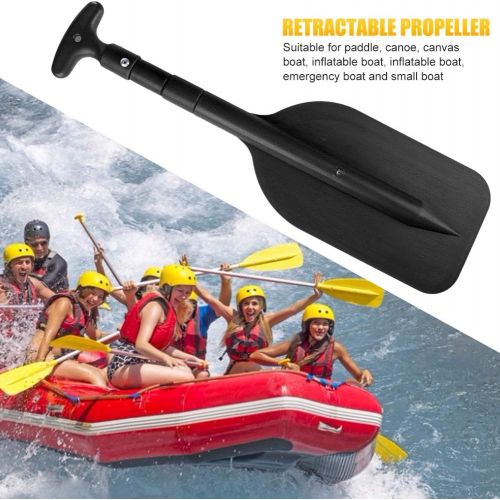  KASIQI Kayak Paddle, Telescopic Paddle Retractable Portable Telescope Rafting Boat Paddle Oar Portable Rafting Boat Floating Outdoor Kayak Water Sport
