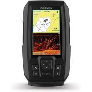 Garmin Striker 4cv with Transducer, 4 GPS Fishfinder with CHIRP Traditional and ClearVu Scanning Sonar Transducer and Built In Quickdraw Contours Mapping Software