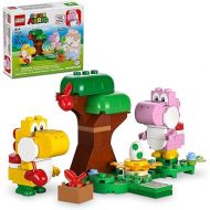 LEGO Super Mario Yoshis’ Egg-cellent Forest Expansion Set, Super Mario Collectible Toy for Kids, 2 Brick-Built Characters, Gift for Girls, Boys and Gamers Ages 6 and Up, 71428