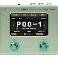 Hotone Ampero Mini MP-50 Guitar Bass Amp Modeling IR Cabinets Simulation Multi Language Multi-Effects with Expression Pedal Stereo OTG USB Audio Interface (MUSTARD)