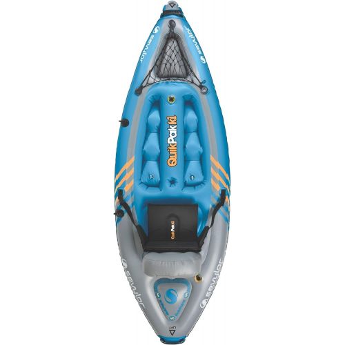  Sevylor Quikpak K1 1-Person Kayak Blue, 87 x 3