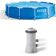 Intex 12Ft x 30In Swimming Pool & Intex 530 GPH Pool Cartridge Filter Pump