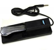 HQRP Sustain Pedal compatible with Yamaha YPG-235 / YPG-535 / YPT-230 / YPT-330 / YPT-240 / PSR-E243 / MM6 / MM8 / MO6 / MO8 / MOX6 / MOX8 / MX49 / MX61 Keyboards