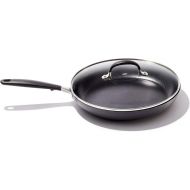 OXO Good Grips Hard Anodized PFOA-Free Nonstick 12 Frying Pan Skillet with Lid, Black