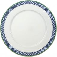 Villeroy & Boch Castell Dinner Plate, 10.5 in, White/Blue/Green