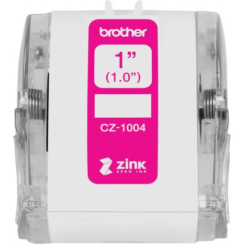 브라더 [아마존베스트]Brother VC-500W Versatile Compact Color Label and Photo Printer with Wireless Networking & Genuine CZ-1004 Continuous Length 1” (1.0”) 25 mm Wide x 16.4 ft. (5 m) Long Label Roll