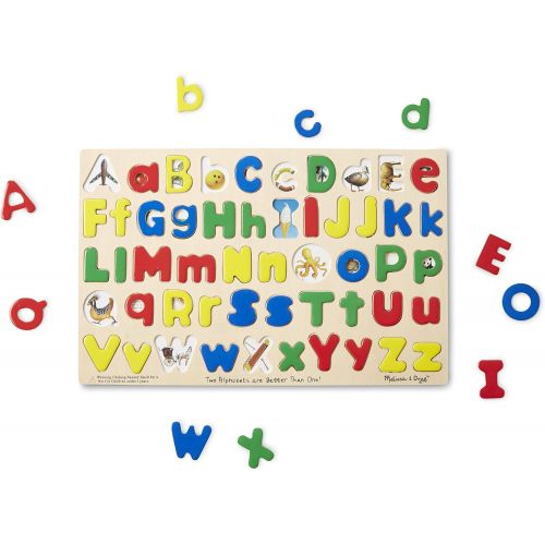  Melissa & Doug Upper & Lower Case Alphabet Puzzle