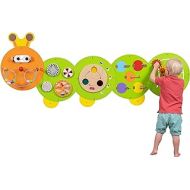 LEARNING ADVANTAGE Caterpillar Activity Wall Panels - Ages 18m+ - Montessori Sensory Wall Toy - 6 Activities - Busy Board - Toddler Room Decor