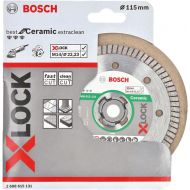 Bosch Professional 2608615131 Diamond Cutting Disc Best for Ceramic X-Lock Extraclean Turbo Diameter 115 mm Bore Diameter 22.23 mm