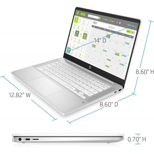 에이치피 [아마존베스트]HP 14a-na0020nr Chromebook 14-Inch HD Laptop, Chrome (Ceramic White)