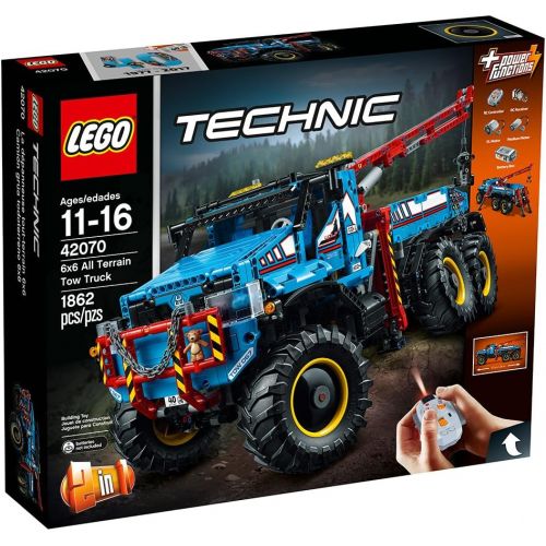  LEGO Technic 6x6 All Terrain Tow Truck 42070 Building Kit (1862 Pieces) (Discontinued by Manufacturer)