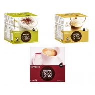 Nescafe Dolce Gusto 3 Flavour Variety Pack Pack Of 3 Total 48 Capsules