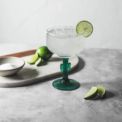  [아마존베스트]Libbey Cactus Margarita Glasses, Set of 4