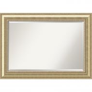 Amanti Art Extra Large, Fits Standard 30 to 48 Cabinet, Outer Size 43 x 31 Bathroom Mirror X-Lrg, Astoria Champagne: 43x31,