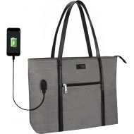 [아마존베스트]TANTO Laptop Tote Bag, Large Women Work Bag Purse USB Teacher Bag Fits 15.6 Inch Laptop