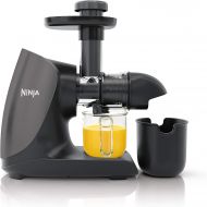 Ninja JC101 Cold Press Pro Compact Powerful Slow Juicer with Total Pulp Control and Easy Clean, Graphite, 13.78 in L x 6.89 in W x 14.17 in H
