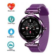 XIAYU Fitness Tracker Smart Bracelet, Heart Rate Monitor Ladies Fashion Watch Outdoor Sports Health Monitoring Pedometer Ip67 Waterproof,Purple