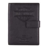 Harley-Davidson Bar & Shield Classic Passport Wallet, Genuine Leather HDMWA11490
