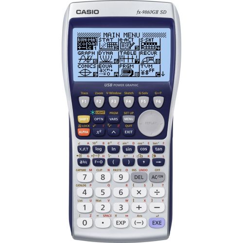 제네릭 [무료배송]Generic Casio FX-9860GII SD Power Graphic Calculator