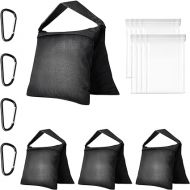 EMART Heavy Duty Sandbag Photo Studio Weight Bag Saddlebag Design for Photography Stand Light Stand Tripod, Outdoor Patio, Sports, Photo Sets, Film Sets, Live Productions -4 Packs Set