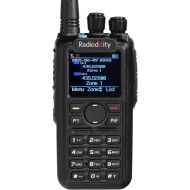 Radioddity GD-AT10G DMR Handheld Ham Radio 10W Digital Analog Long Range (UHF Only) with GPS APRS, 3100mAh Rechargeable Battery, Work with Hotspot Black