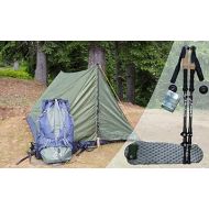 River Country Products RCP Backpacking Starter Kit - Tent, Backpack, Pad, Sleeping Bag, Trekking Poles