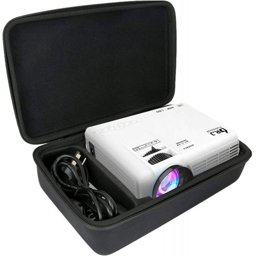  [아마존베스트]Khanka Hard Travel Case Replacement for DR. J Professional HI-04 1080P Mini Projector (Black)