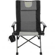 Outdoor OZARK TRAIL Folding High Back Chair with Head Rest (Black)