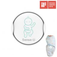 (2019 Updated Version) Sense-U Baby Breathing & Rollover Movement Monitor with a Free Swaddle Blanket(Small: 0-3m): Alert You for No Breathing Movement, Stomach Sleeping, Overheati