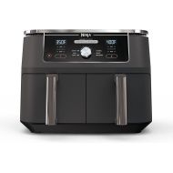 Ninja DZ401 Foodi 10 Quart 6-in-1 DualZone XL 2-Basket Air Fryer with 2 Independent Frying Baskets, Match Cook & Smart Finish to Roast, Broil, Dehydrate & More for Quick, Easy Fami