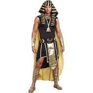 Dreamgirl Mens King of Egypt King Tut Costume, Gold, Medium (38-40) - 2X-Large (50-52)