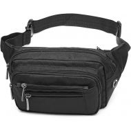 Fanny Pack for Women Men - Packism 6-Zipper Pockets fashionable Sport Waist Pack Bag Travel Hiking Running Hip Bum Bag for Outdoors
