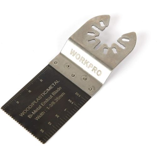  WORKPRO Oscillating Accessory Kit, Bi-Metal Blades w/Carbide Tips, Universal Quick-Release Mechanism, (24 pc. Kit)