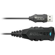 ROCCAT Juke - Virtual 7.1 Plus USB Stereo Soundcard and Headset Adapter for PC Computer Gaming Headphones, Surround Sound, USB Sound Card Compatible with Stereo Headsets