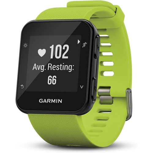 가민 [아마존베스트]Garmin Forerunner 35, Easy-to-Use GPS Running Watch, Lime, 1 (010-01689-01)