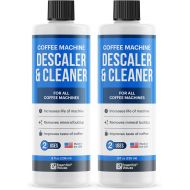 Essential Values Universal Descaling Solution (2 Pack / 4 Uses Total), Designed to Clean Keurig, Nespresso, Delonghi and All Single Use Coffee Pot and Espresso Machines - Proudly M