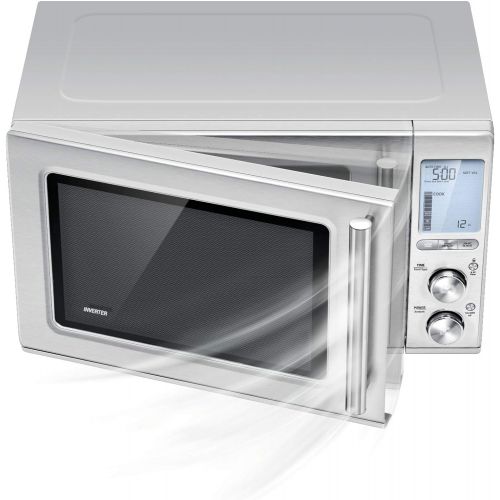 브레빌 Breville BMO850BSS Smooth Wave Countertop Microwave Oven, Brushed Stainless Steel