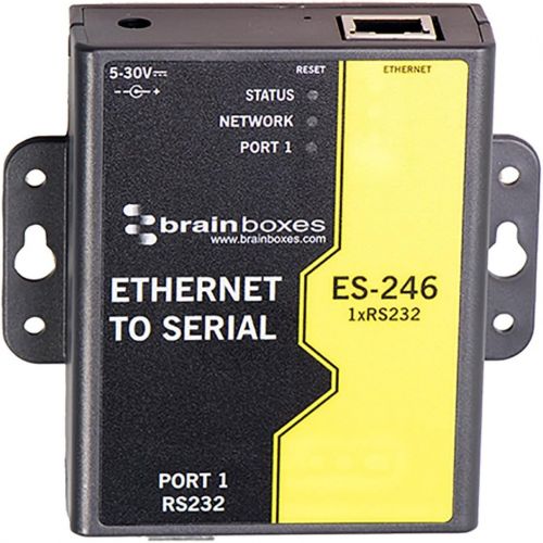  [아마존베스트]Brainboxes Device Server - 10Mb LAN, 100Mb LAN, RS-232 (ES-246)
