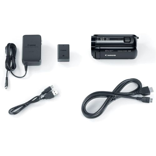 캐논 [아마존베스트]Canon VIXIA HF R800 Portable Video Camera Camcorder with Audio Input(Microphone), 3.0-Inch Touch Panel LCD, Digic DV 4 Image Processor, 57x Advanced Zoom, and Full HD CMOS Sensor,