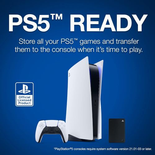  [아마존베스트]Seagate (STGD2000100) Game Drive For PS4 Systems 2TB External Hard Drive Portable HDD  USB 3.0, Officially Licensed Product