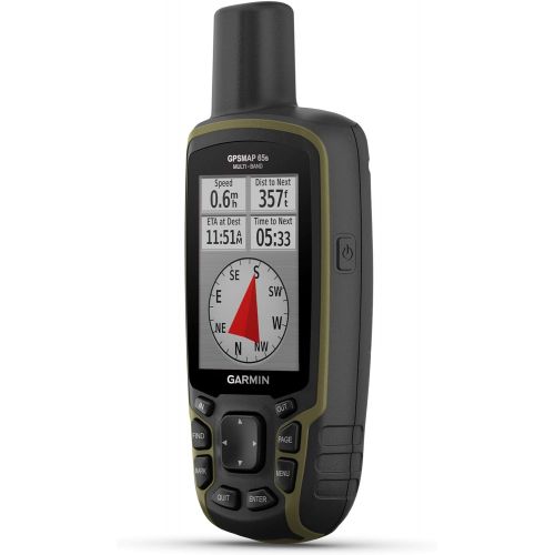 가민 [아마존베스트]Garmin GPSMAP 65s, Button-Operated Handheld with Altimeter and Compass, Expanded Satellite Support and Multi-Band Technology, 2.6 Color Display
