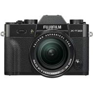 Fujifilm X-T30 Mirrorless Digital Camera w/XF18-55mm F2.8-4.0 R LM OIS Lens - Black
