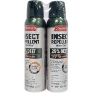 Coleman Dry Formula 25% DEET Insect Repellent Spray , 4 oz - Twin Pack