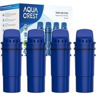 AQUA CREST NSF Certified Filter, Replacement for Pur®, Pur® Plus Pitcher Water Filter, CRF950Z, PPF951K™, PPF900Z™, DS1811Z, PPT711, PPT111, CR-1100C and All Pur® Pitchers and Dispensers, 4 Packs