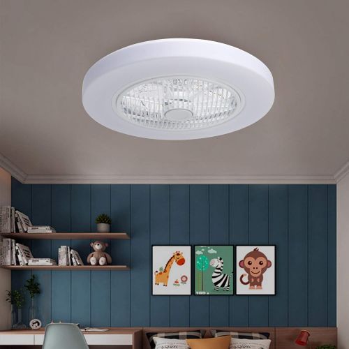  [아마존베스트]Tengchang 22.5 LED Ceiling Fan Light with Bluetooth Speaker, 3 Speeds and 3 Color Changing, Remote Control