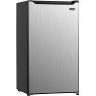 Danby DCR044B1SLM-6 4.4 Cu.Ft. Compact Refrigerator with Chiller-Mini Fridge for Bar, Dorm, Basement, Den, Kitchen, or Living Room, Stainless Steel