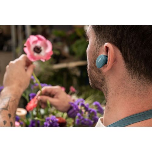 보스 Bose QuietComfort Noise Cancelling Earbuds ? True Wireless Earphones, Stone Blue, World Class Bluetooth Noise Cancelling Earbuds with Charging Case - Limited Edition