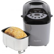 West Bend Hi-Rise Bread Maker Programmable Horizontal Dual Blade with 12 Programs Including Gluten Free, 3-Pound, Gray